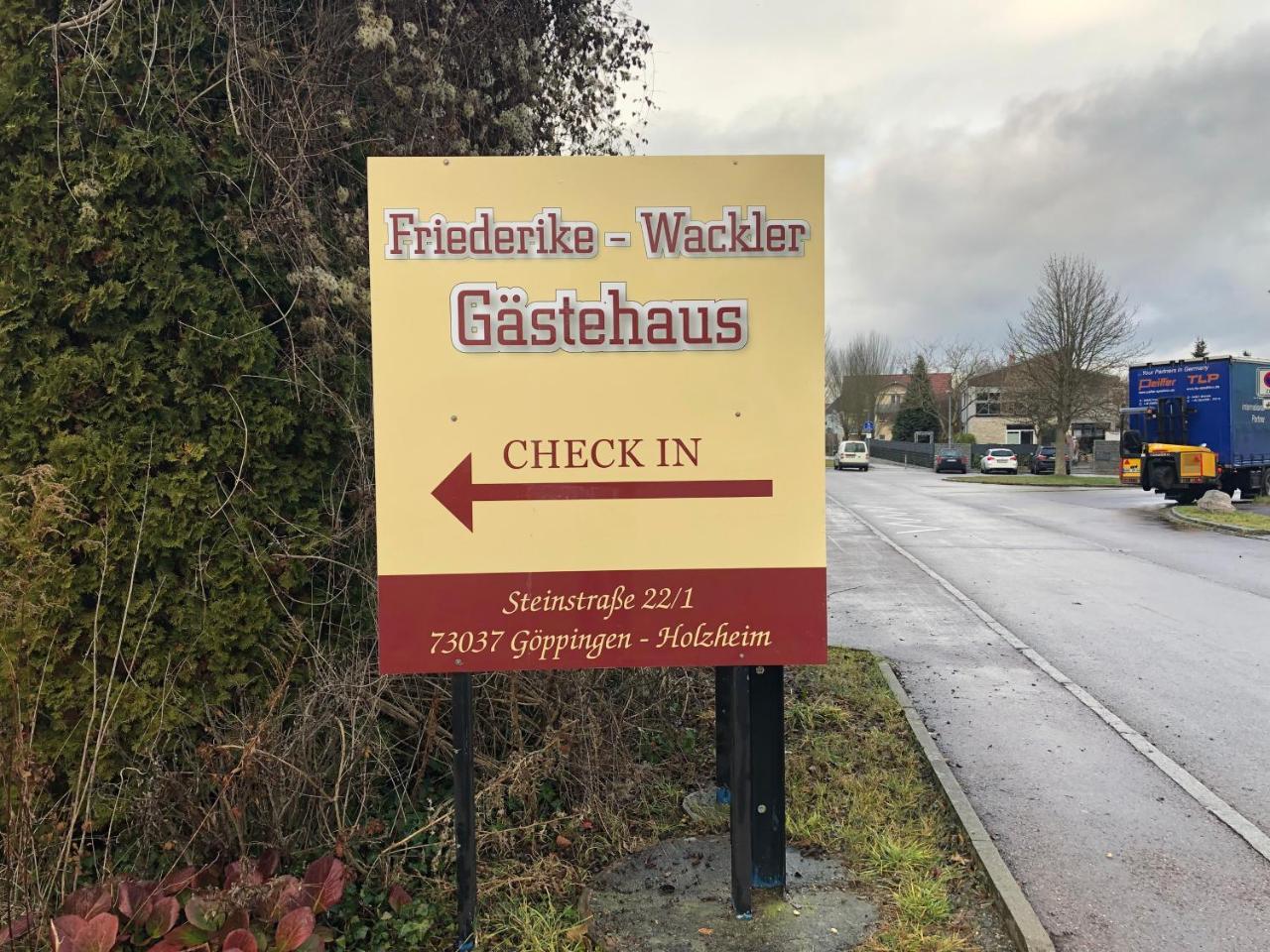 Friederike Wackler Gaestehaus Goeppingen Exterior photo